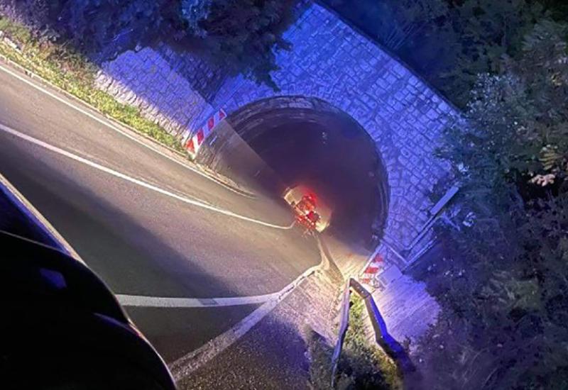 U Jablanice bez struje zbog požara na automobilu u tunelu Lendava  - Dio Jablanice bez struje 